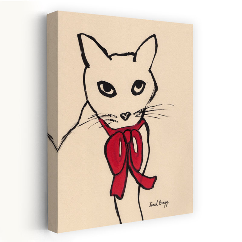 Art contemporain, art contemporain pour chat, H 48 po x l 32 po