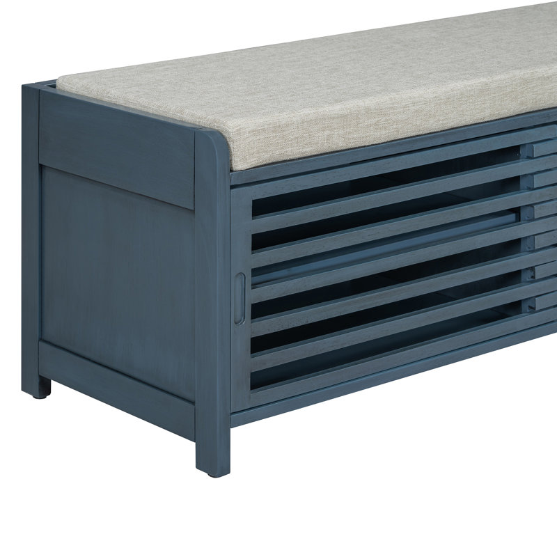 Banc de rangement Classic avec volet et rangement caché