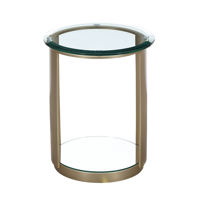 Table ronde Houston - Or brossé