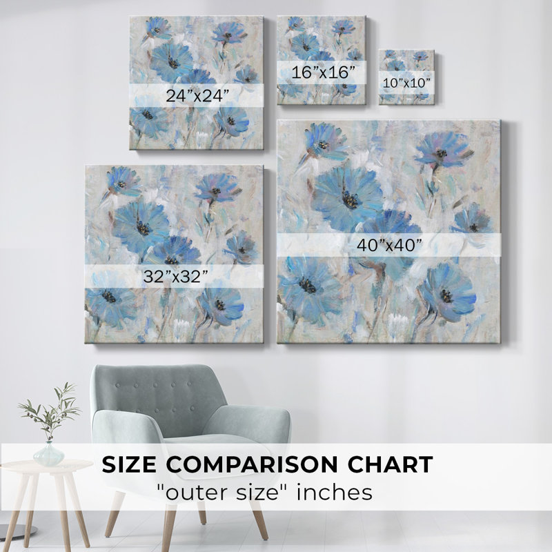Sur toile, H 16 po x l 16 po x P 1,5 po