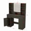 Nouvelle coiffeuse à miroir intelligente avec tiroirs et armoire de rangement, coiffeuse avec coussin de dressage-631419566