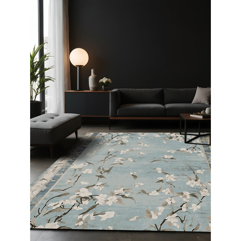 Tapis gris soyeux et moelleux, Tapis de couloir 2 pi x 5 pi