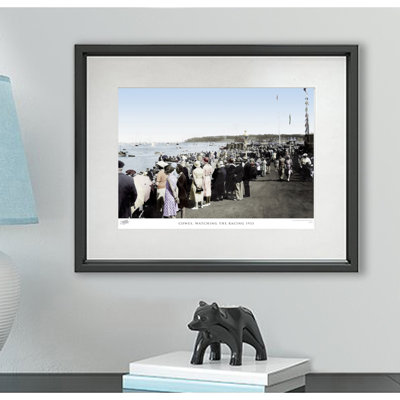Cowes, Watching The Racing 1933 - Single Picture Frame Print
