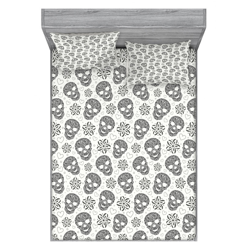 Microfiber Sheet Set, Queen Sheet Set + Fitted Sheet + 2 Pillowcases