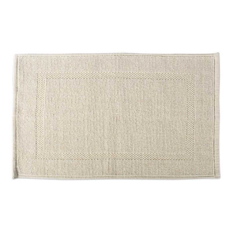 Upton Cheyney Cotton Bath Rug, Natural