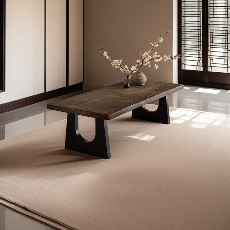 Bureau en pin naturel de style industriel, H 29,52 po x l 51,18 po x P 27,55 po