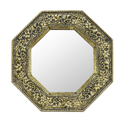 Circle Solid Wood Mirror