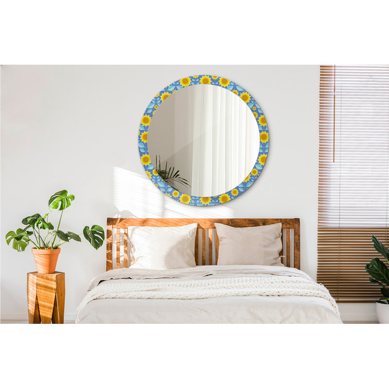 Huldar Glass Flat Wall Mirror