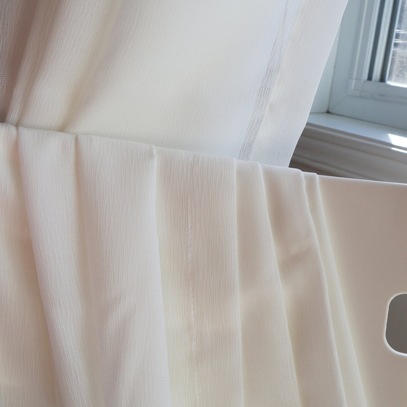 Rideau en polyester, Beige