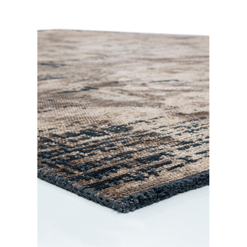 Amandajean Abstract Hand Loom Indoor / Outdoor Area Rug, Rectangle 6'6" x 8'2"