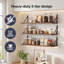 Solid Wood,Paulownia Wood, Iron Floating Shelf