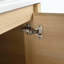 Meuble-lavabo autoportant de 40 pouces avec lavabo en céramique blanche et 2 portes à fermeture en douceur-1229994087-1229994089