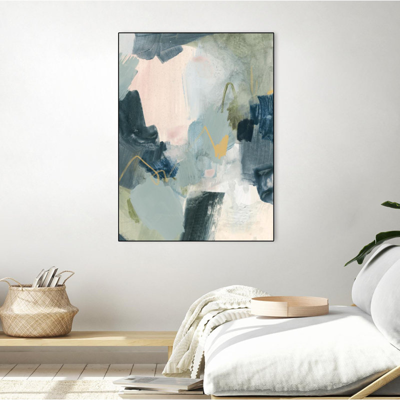 «Lago Ii», toile encadrée par Giant Art, H 24 po x l 18 po