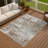 Machine Washable Indoor/Outdoor Wagenen ACN2366 Abstract Rug-792542974