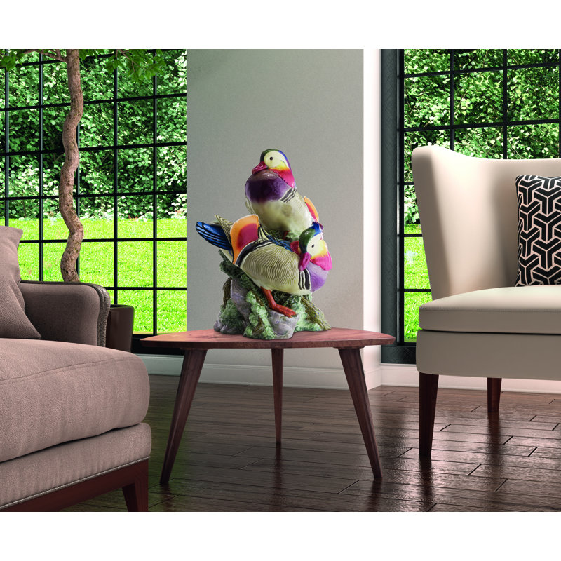 Mandarin Ducks Figurine