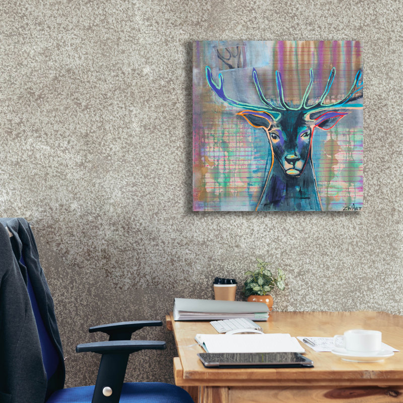 «Dear Deer» par Zwart, H 26 po x l 26 po