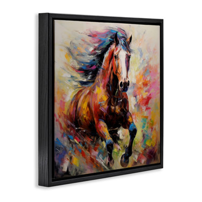 Cheval vif au galop