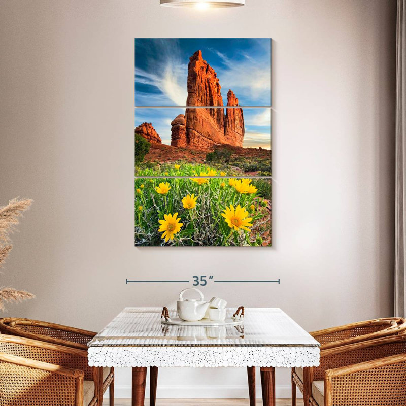 Alvord Courthouse Towers, 50" H x 32" W