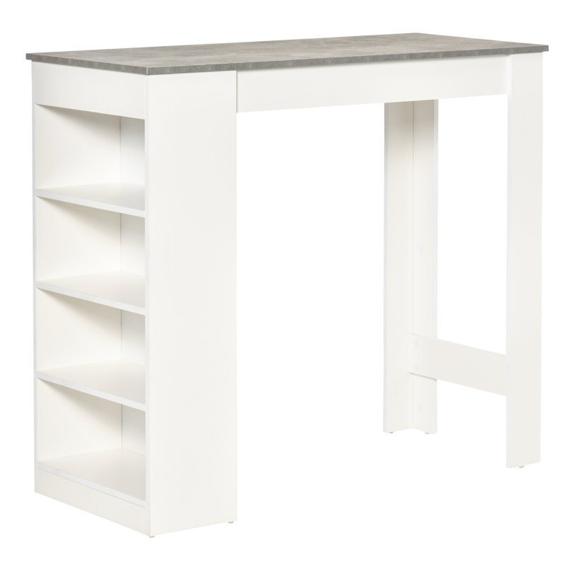 Fiorot Bar Table, Grey/White