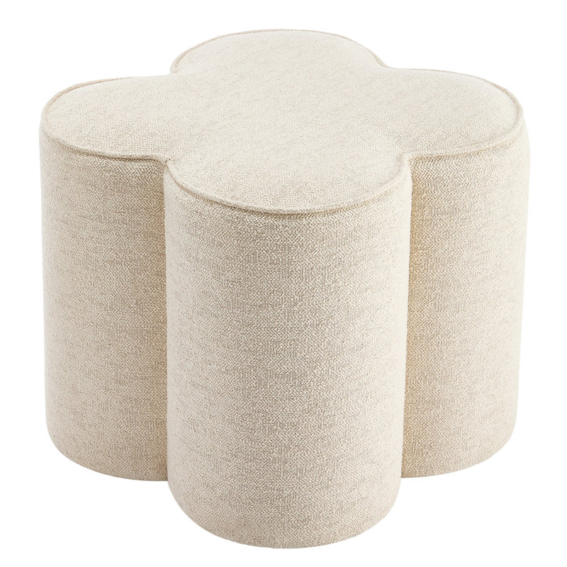 47cm Wide Rectangle Standard Ottoman, Beige 