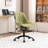 Darlaine Armless Swivel Office Chair Faux Leather Upholstered Waterproof Desk Chair Ergonomic Adjustable Computer Chair-1872164829