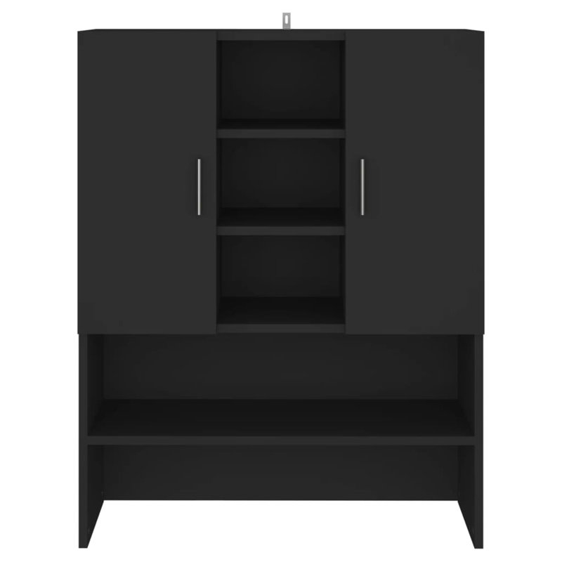 Awan Washing Machine Cabinet 70,5x25,5x90 cm, Black
