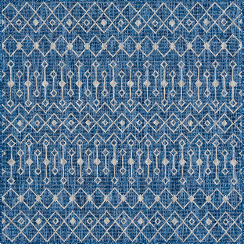 Innsbrook Geometric Indoor / Outdoor Rug, Square 6'1"