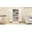 50" Led Buffet Cabinet Pantry - Freestanding Cupboards Sideboard With 2 Doors, , Adjustable Shelves. White For Kitchen, Living, Dining. Spacious Storage Compartment Abundant Interior