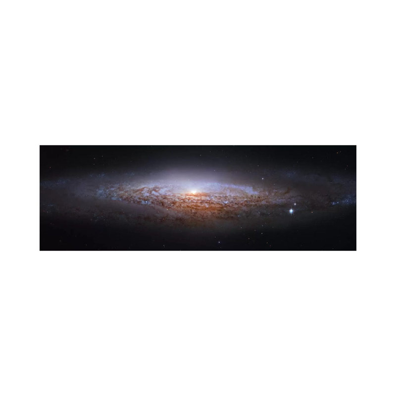 Spiral Galaxy In Lynx, Mosaic From Hubble Legacy Archive (NGC 2683) I by Robert Gendler - Wrapped Canvas Panoramic Print