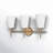 Erlandson 3-Light Dimmable Metal Vanity Light with Frosted Glass Shades-269051451-269051396