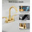 Robinet de salle de bain central 4 "avec drain Classic Flow-113846169