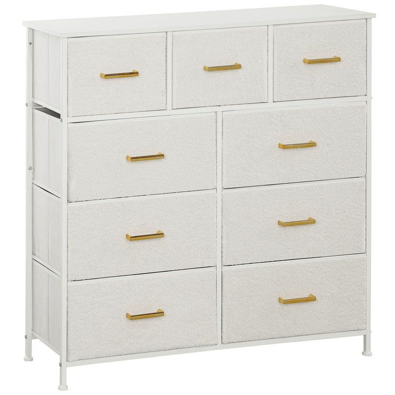 100cm W 9 - Drawer Chest of Drawers