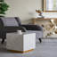 Tabouret d'appoint carré