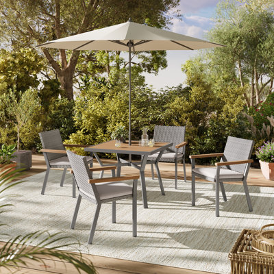 Ensemble repas 5 pièces pour patio