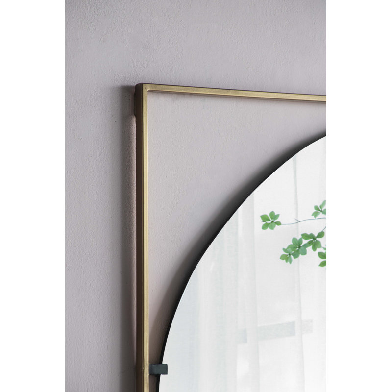 Iron Frame Vertical Rectangle Mirror