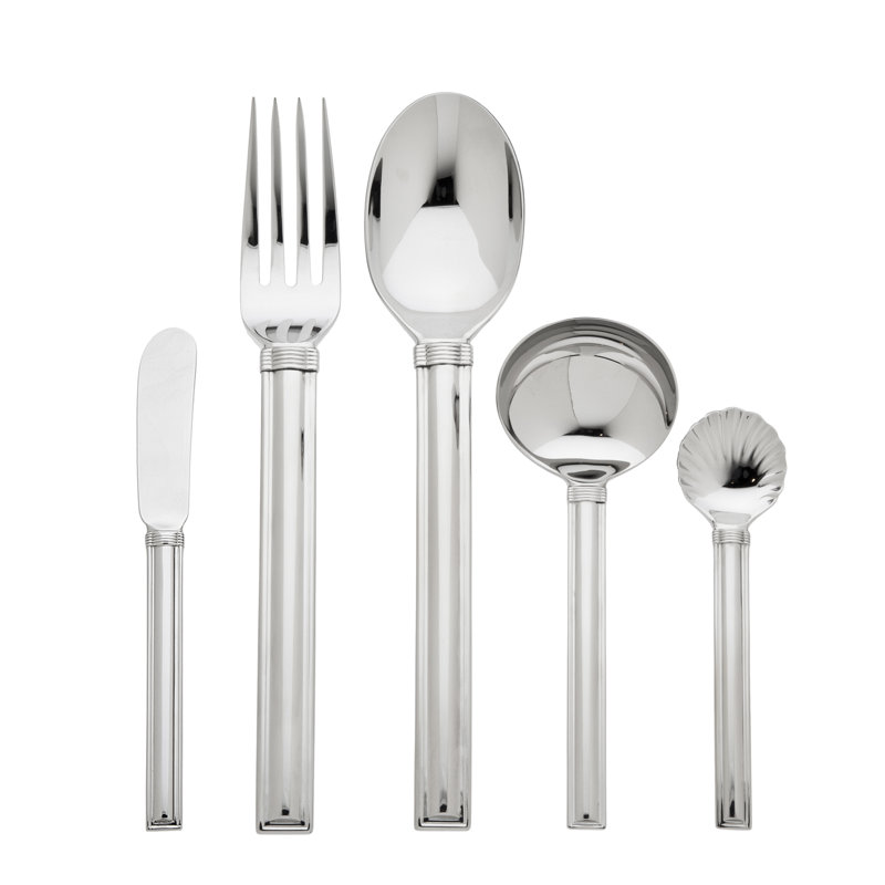 Capri 5 Piece Stainless Steel Hostess Set