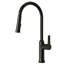 Robinet de cuisine escamotable avec robinet d'évier à poignée simple et double fonction avec bec pivotant-120793562