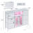 Long 6 Drawer Dresser For Bedroom With Led Lights and Charging Station,for Living Room,cloakroom,entryway-28167004