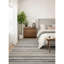 Tapis à motif abstrait bleu / brun 4 pi x 6 pi (3 pi 9 po x 5 pi 6 po) Branch Branch Rimal, tapis contemporain, à poils courts et résistant aux taches - salon, chambre à coucher, salle à manger et cuisine-402190029