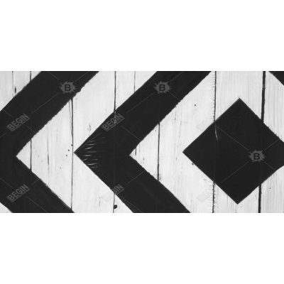 Rhombus on wood - 15.75"x31.50" Desk mat