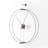 Silver Round Skeleton Wall Clocks-135089246