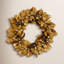 GOLDEN MAGNOLIA LEAF WREATH