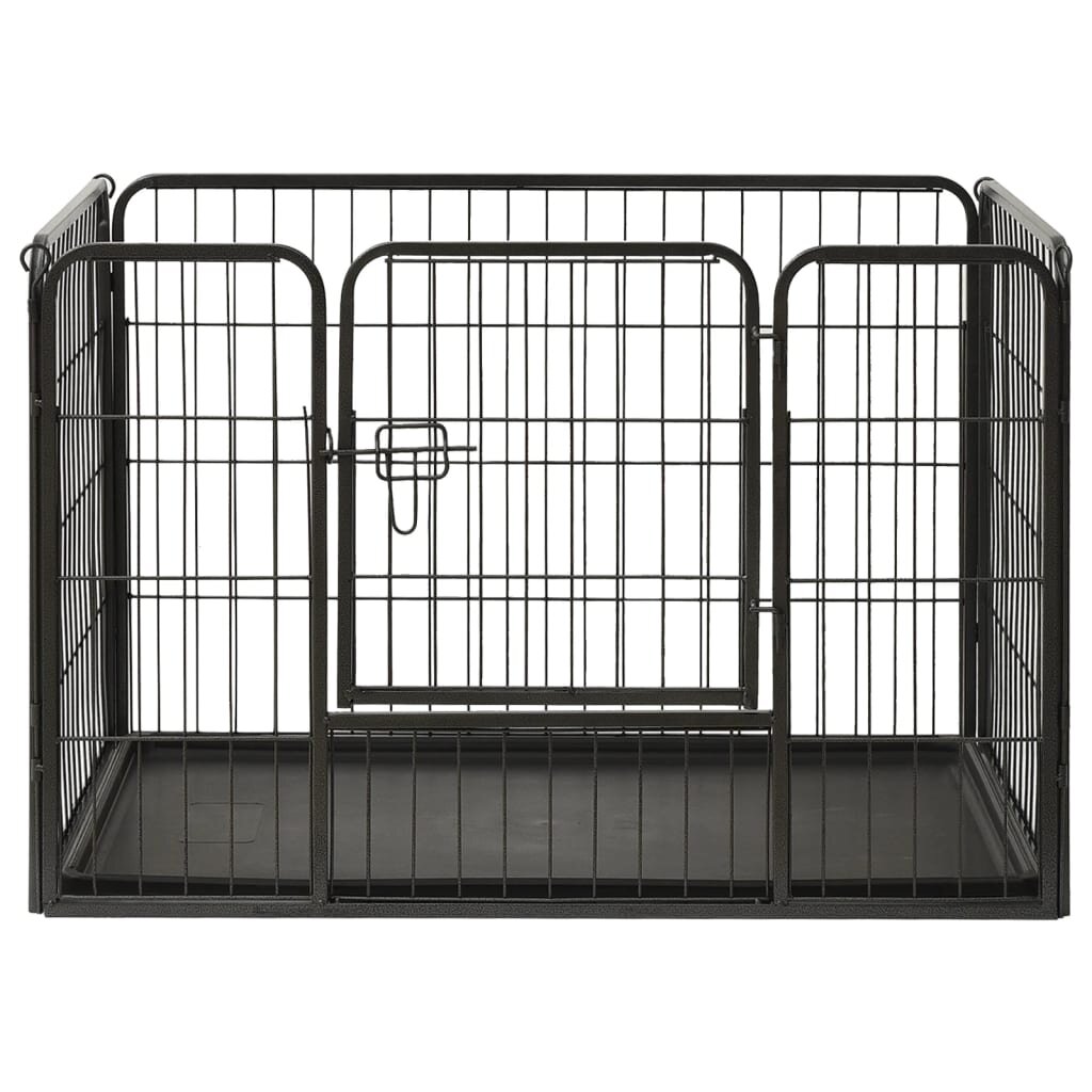 White plastic outlet dog pen