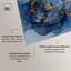 Décoration murale en lapis-lazuli Lumina, impression acrylique bleu or par Art Remedy, prête à accrocher, 16 x 16-532941443