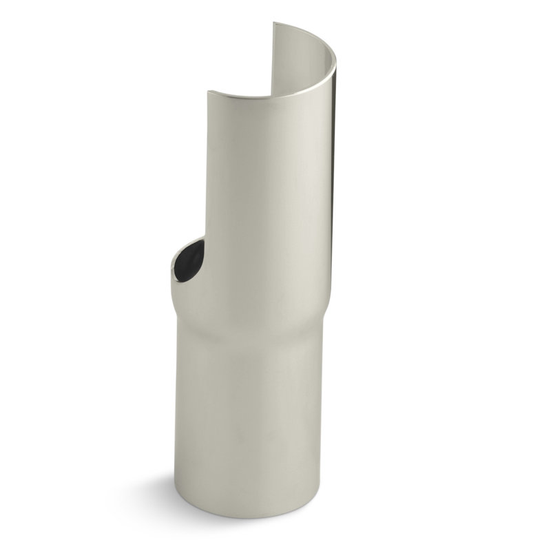 Console Table Shroud, Vibrant Polished Nickel