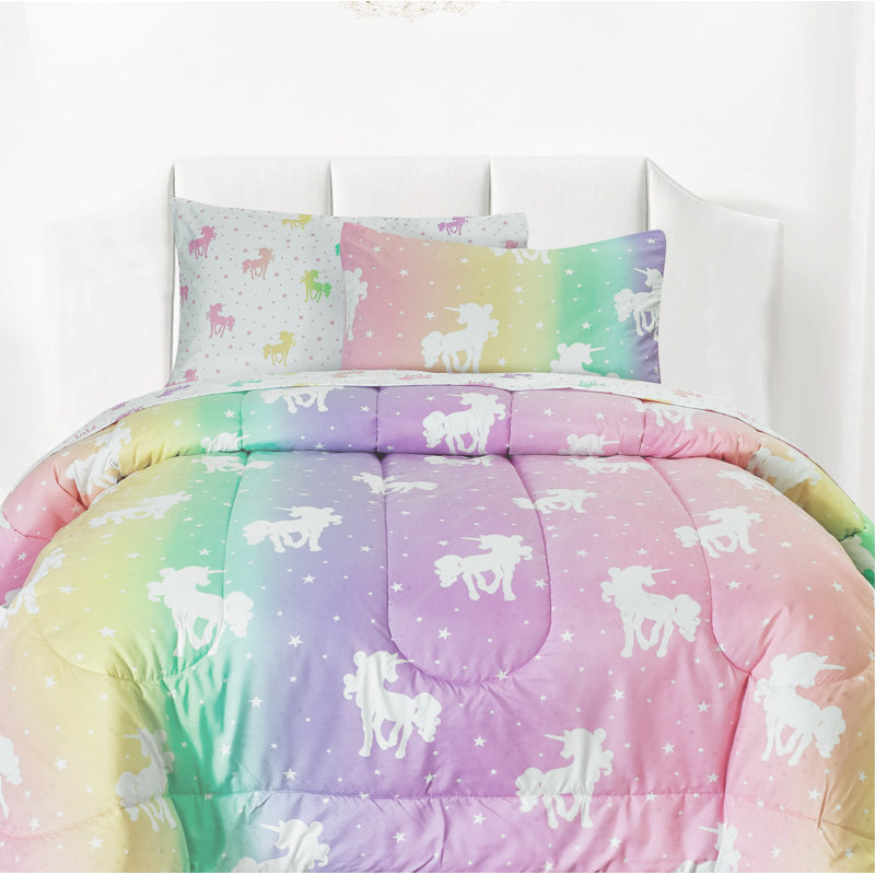 Box Stitch Geometric Shapes Comforter, Twin Comforter + 1 Sham