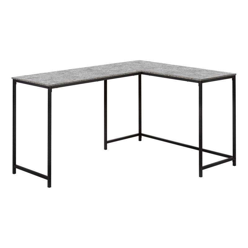 Bureau d'ordinateur, Gris/noir