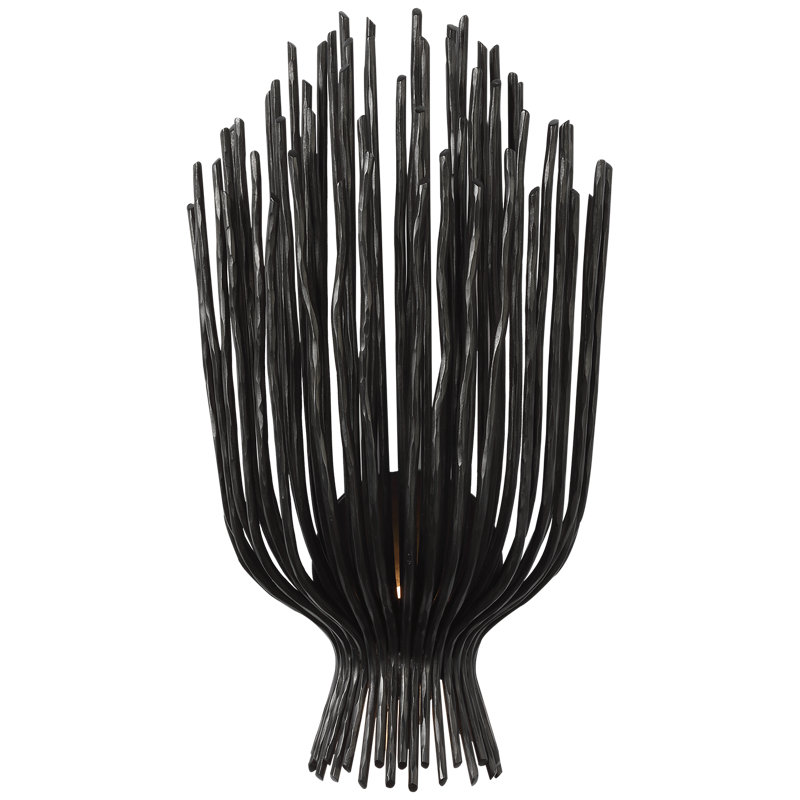 Chapman & Myers Astra 17" Sculpted Sconce, Aged Iron