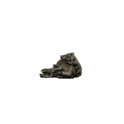Bronze Three Little Pigs Sculpture