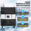 Commercial Ice Maker Machine 300Lbs/24H, With 100Lbs Ice Storage Capacity